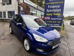 Blue Used 2016 Ford C-MAX Titanium MPV | £7,495 (Fair price)