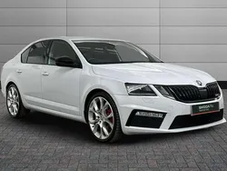 Moon white metallic Used 2018 Skoda Octavia vRS Hatchback | £18,000 (Fair price)