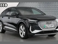 Black Used 2023 Audi Q4 Sportback e-tron S-Line SUV | £28,565