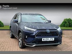 Obsidian blue Used 2025 Toyota RAV4 Hybrid Design SUV | £36,990 (Fair price)