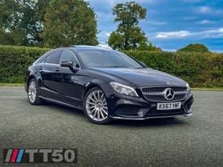 Black Used 2017 Mercedes CLS350 AMG Line Premium Plus Coupe | £16,490 (Fair price)