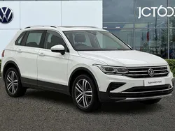 White Used 2022 VW Tiguan Elegance SUV | £24,786 (Good price)