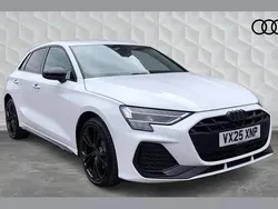 White Used 2025 Audi A3 e-tron Black Edition Hatchback | £37,000
