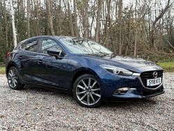 Blue Used 2018 Mazda 3 Inclusive Hatchback | £10,995 (Fair price)