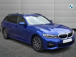 Blue Used 2022 BMW 320 M Sport Estate | £25,995 (Fair price)