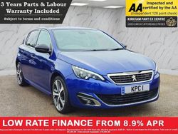 Blue Used 2017 Peugeot 308 GT-line Hatchback | £5,395 (Good price)