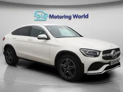 White Used 2019 Mercedes GLC220 AMG line Coupe | £26,100 (Fair price)
