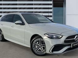 Grey Used 2025 Mercedes C300e AMG Line Premium Plus Estate | £41,711 (Good price)