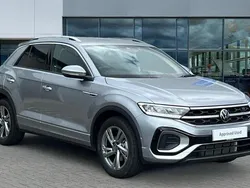 Pyrite silver metallic Used 2025 VW T-Roc R-line SUV | £28,987 (Fair price)