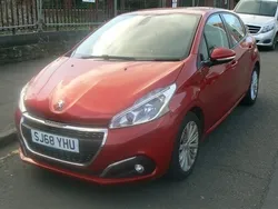 Red Used 2018 Peugeot 208 Signature Sky Hatchback | £5,995 (Fair price)