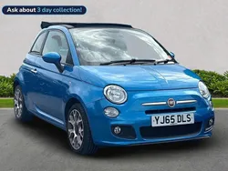 Blue Used 2015 Fiat 500 S Cabriolet | £6,695 (Fair price)