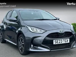 Grey Used 2023 Toyota Yaris Hybrid Design Hatchback | £18,499 (Fair price)