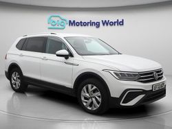 White Used 2023 VW Tiguan Allspace Life SUV | £25,100 (Good price)