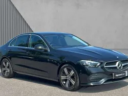 Obsidian black metallic Used 2022 Mercedes C220 Sedan | £23,765 (Super price)