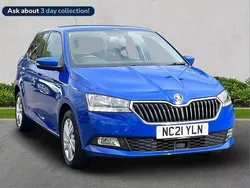 Blue Used 2021 Skoda Fabia SE Hatchback | £11,025 (Good price)