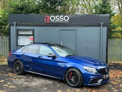 Blue Used 2015 Mercedes C63 AMG Premium Sedan | £30,990 (Expensive)