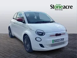 White Used 2022 Fiat 500e Red Hatchback | £10,863 (Fair price)