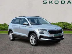 Silver Used 2024 Skoda Karoq SE Drive SUV | £24,500 (Fair price)