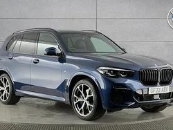 Blue Used 2022 BMW X5 M Sport SUV | £43,950 (Good price)