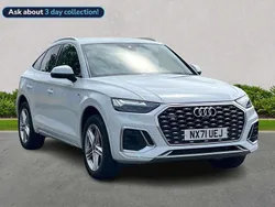 White Used 2021 Audi Q5 Sportback S-Line SUV | £33,587 (Fair price)