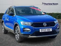 Blue Used 2021 VW T-Roc Design SUV | £17,679 (Fair price)