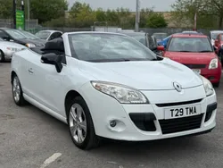 White Used 2010 Renault Mégane Cabriolet Dynamique Cabriolet | £2,495 (Fair price)