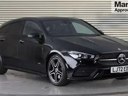 Black Used 2023 Mercedes CLA200 AMG Line Premium Estate | £23,913 (Good price)