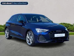 Blue Used 2025 Audi A3 Black Edition Hatchback | £32,379 (Expensive)
