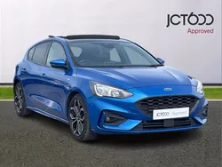 Blue Used 2019 Ford Focus ST-Line X Hatchback | £11,423 (Fair price)