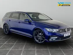 Blue Used 2021 VW Passat R-line Estate | £10,395 (Fair price)