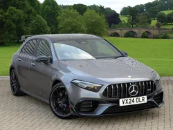 Mountain grey metallic Used 2024 Mercedes A45 AMG AMG Hatchback | £47,400 (Fair price)