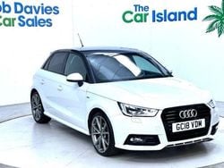White Used 2018 Audi A1 Sportback Black Edition Hatchback | £14,350 (Fair price)