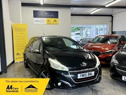 Black Used 2015 Peugeot 208 Prestige Hatchback | £5,695 (Fair price)