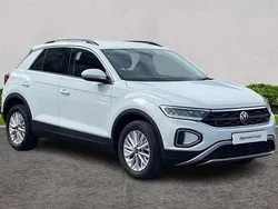 White Used 2023 VW T-Roc Life SUV | £19,995 (Fair price)