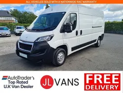 White Used 2022 Peugeot Boxer Van | £13,750 (Fair price)