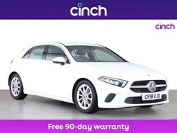 White Used 2018 Mercedes A180 Executive Hatchback | £14,199 (Fair price)