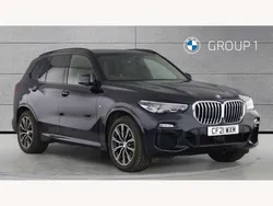 Black Used 2021 BMW X5 M Sport SUV | £42,850 (Good price)