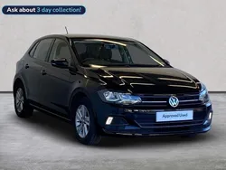 Black Used 2020 VW Polo SE Hatchback | £11,624 (Fair price)