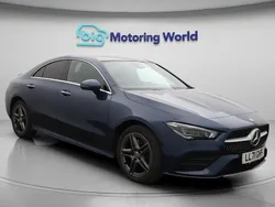 Blue Used 2022 Mercedes CLA250e AMG line Sedan | £22,400 (Fair price)