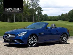 Blue Used 2017 Mercedes SLC200 AMG line Cabriolet | £19,948 (Good price)