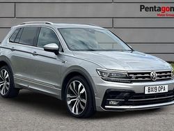 Silver Used 2019 VW Tiguan R-line SUV | £23,995 (Fair price)