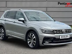 Silver Used 2019 VW Tiguan R-line SUV | £22,495 (Good price)