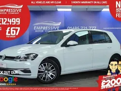White Used 2018 VW Golf VII SE Hatchback | £12,499 (Fair price)
