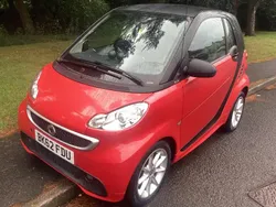 Red Used 2012 Smart ForTwo Coupé Pulse Coupe | £3,290 (Good price)