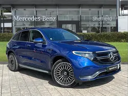 Blue Used 2020 Mercedes EQC400 AMG Line Premium Plus SUV | £26,204 (A bit pricey)