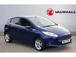 Blue Used 2017 Ford Fiesta Zetec Hatchback | £7,291 (A bit pricey)