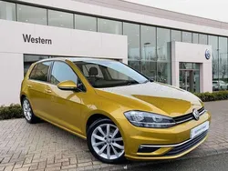 Yellow Used 2018 VW Golf VII GT Hatchback | £12,999 (Good price)