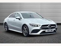 Silver Used 2021 Mercedes CLA180 AMG Line Premium Sedan | £21,890 (Fair price)
