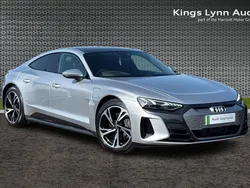 Silver Used 2022 Audi e-tron GT quattro Comfort Sedan | £36,431 (Good price)