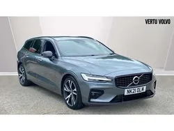Grey Used 2021 Volvo V60 R-Design Estate | £22,173 (Fair price)